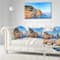 Designart - Manarola Village Cinque Terre Italy - Extra Large Seashore Canvas Art